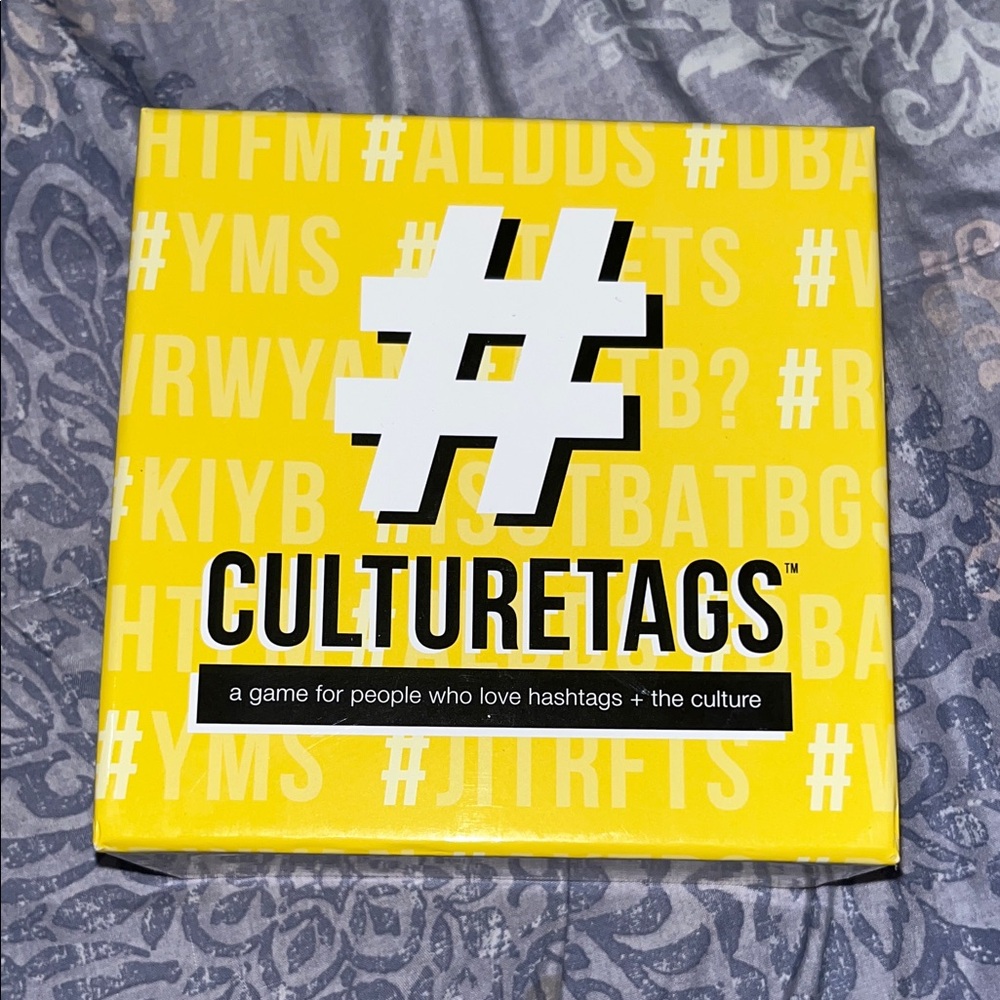 CultureTags Game with Hashtag Design